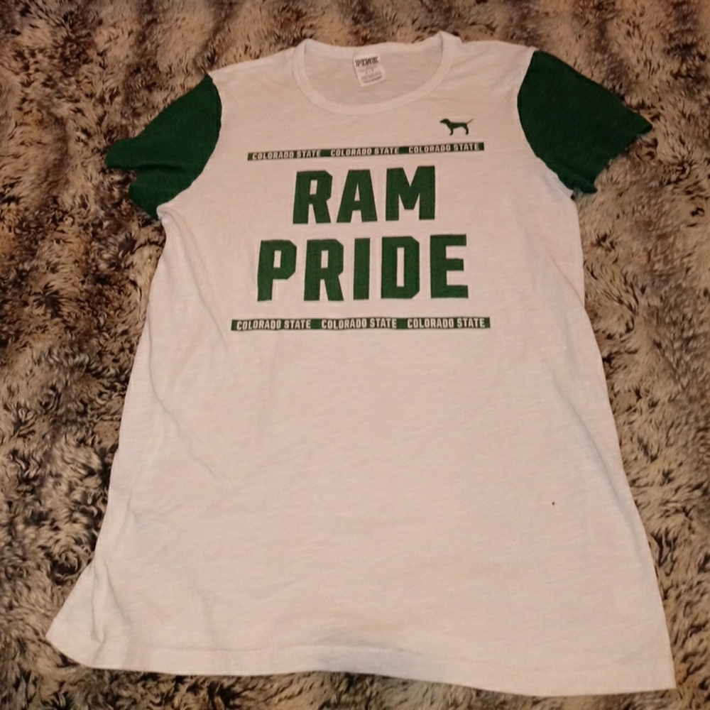 PINK VS Colorado State RAM PRIDE Tee S